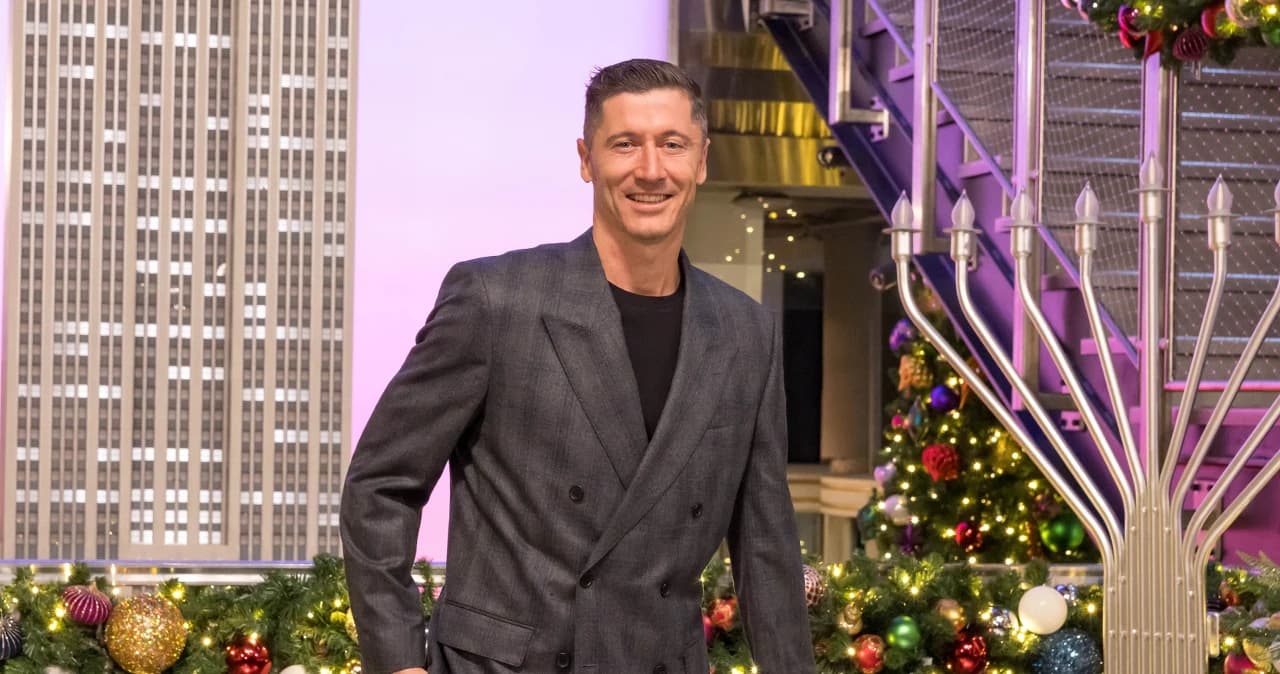 Lewandowski podświetlił Empire State Building w barwach Polski